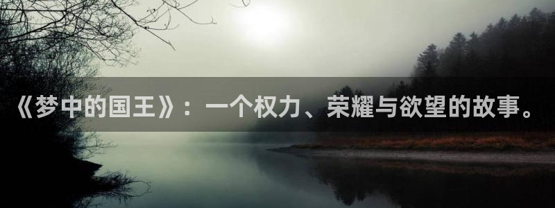 omofun动漫动画：《梦中的国王》：一个权力、荣耀与欲望的故事。